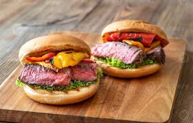 HAMBURGUESAS DE CARNE DE PARRILLA